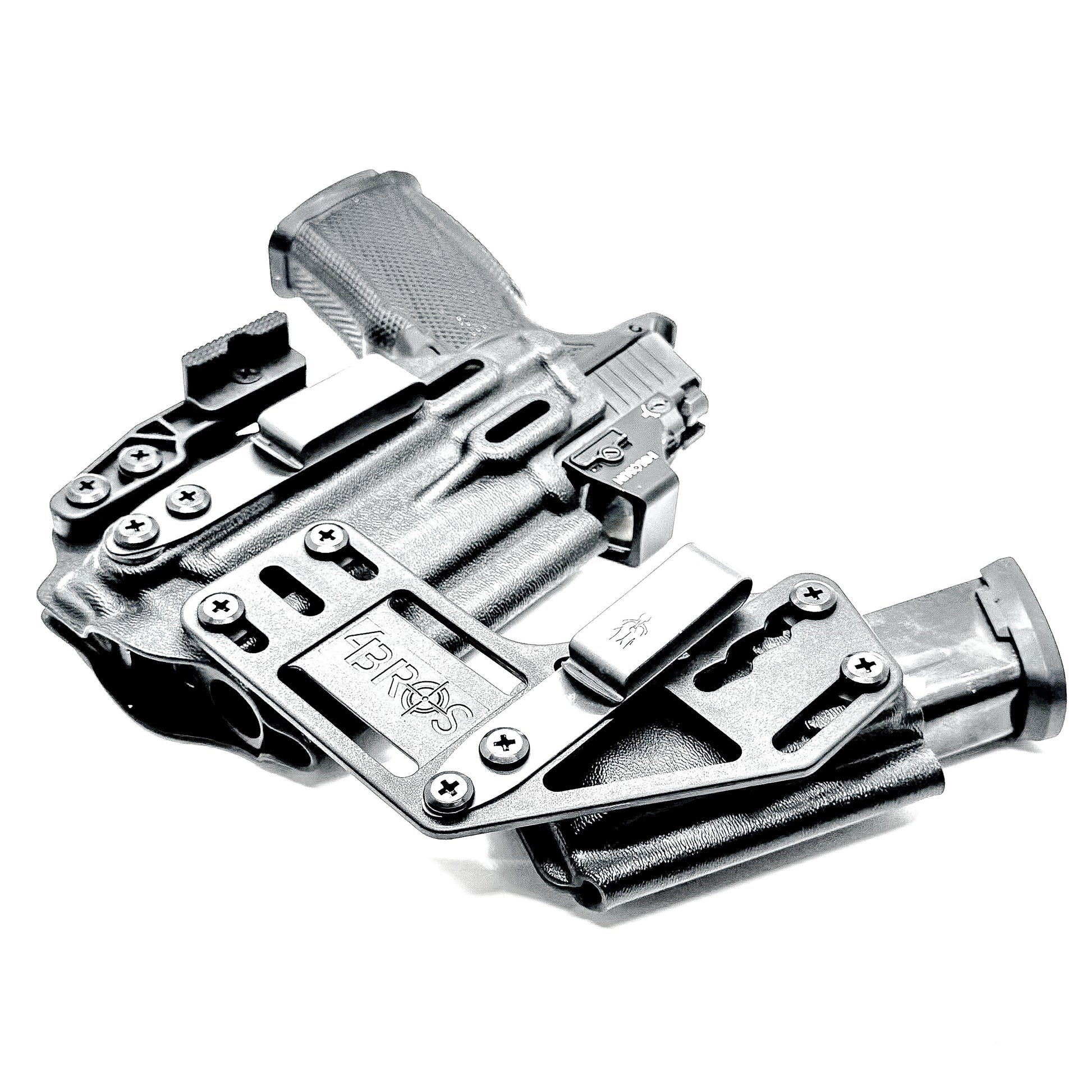4BROS Icarus Precision P365 RaceCar Appendix Rig combines comfortable Inside Waistband carry with an adjustable IWB appendix holster design.