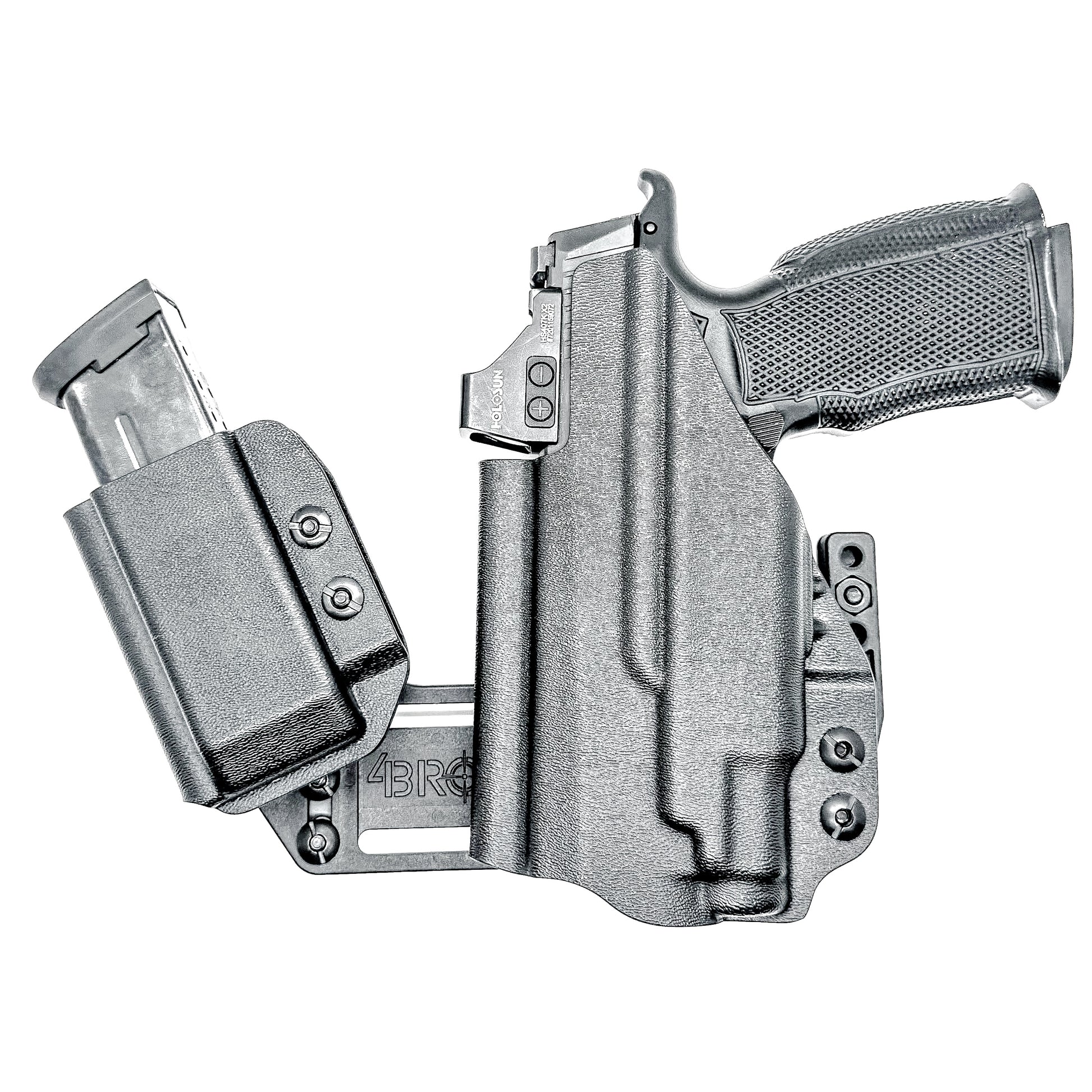 4BROS Icarus Precision P365 RaceCar Appendix Rig combines comfortable Inside Waistband carry with an adjustable IWB appendix holster design.