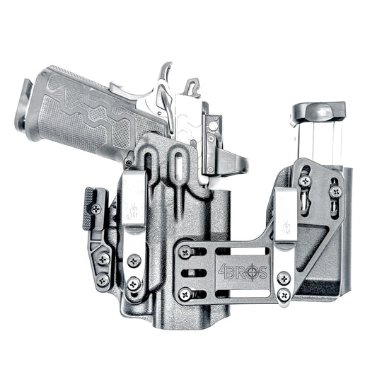 4BROS Kimber 2K11 RaceCar Appendix Rig delivers comfortable Inside Waistband carry with an adjustable IWB sidecar design