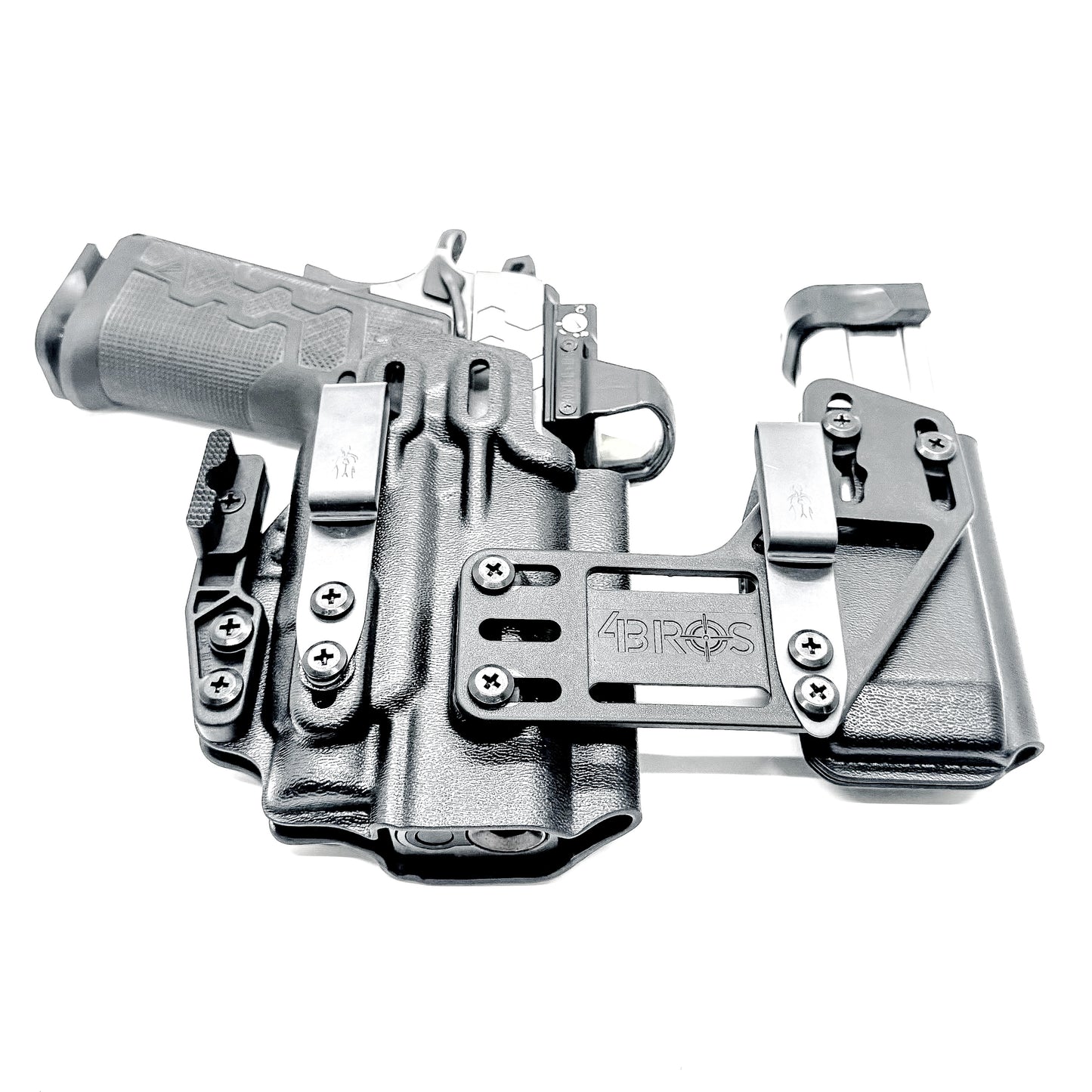 4BROS Kimber 2K11 RaceCar Appendix Rig delivers comfortable Inside Waistband carry with an adjustable IWB sidecar design