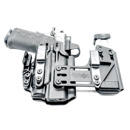 4BROS Kimber 2K11 RaceCar Appendix Rig delivers comfortable Inside Waistband carry with an adjustable IWB sidecar design