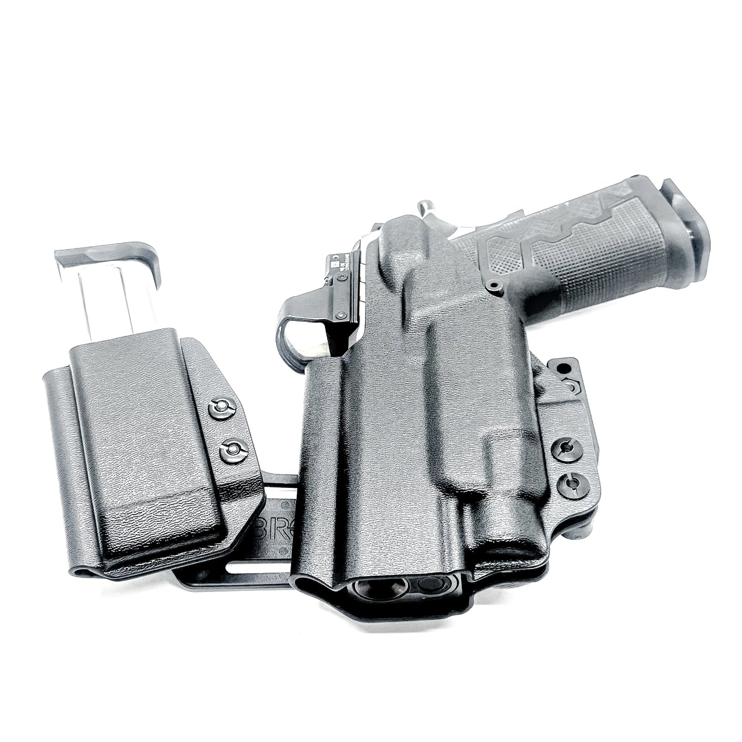 4BROS Kimber 2K11 RaceCar Appendix Rig delivers comfortable Inside Waistband carry with an adjustable IWB sidecar design