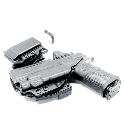 4BROS Kimber 2K11 RaceCar Appendix Rig delivers comfortable Inside Waistband carry with an adjustable IWB sidecar design