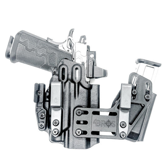 4BROS Kimber 2K11 RaceCar Appendix Rig delivers comfortable Inside Waistband carry with an adjustable IWB sidecar design