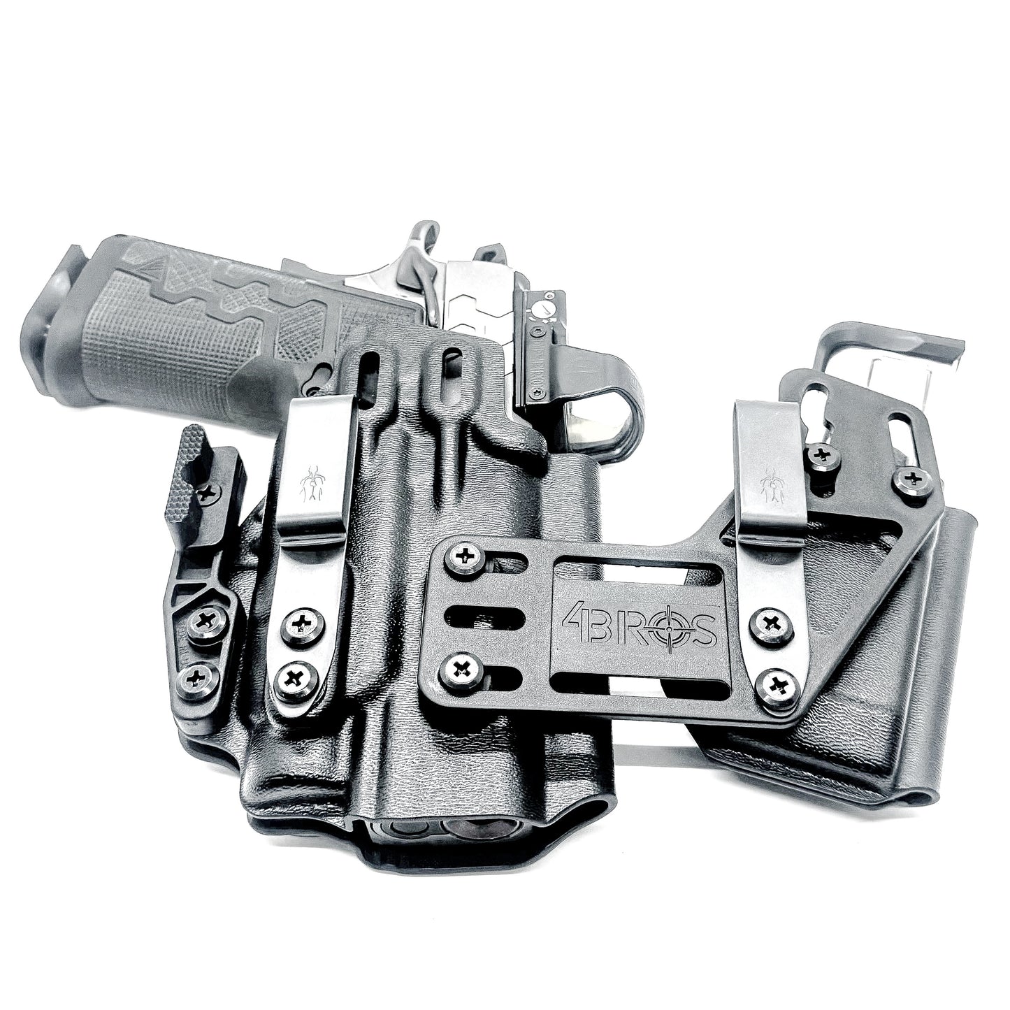 4BROS Kimber 2K11 RaceCar Appendix Rig delivers comfortable Inside Waistband carry with an adjustable IWB sidecar design
