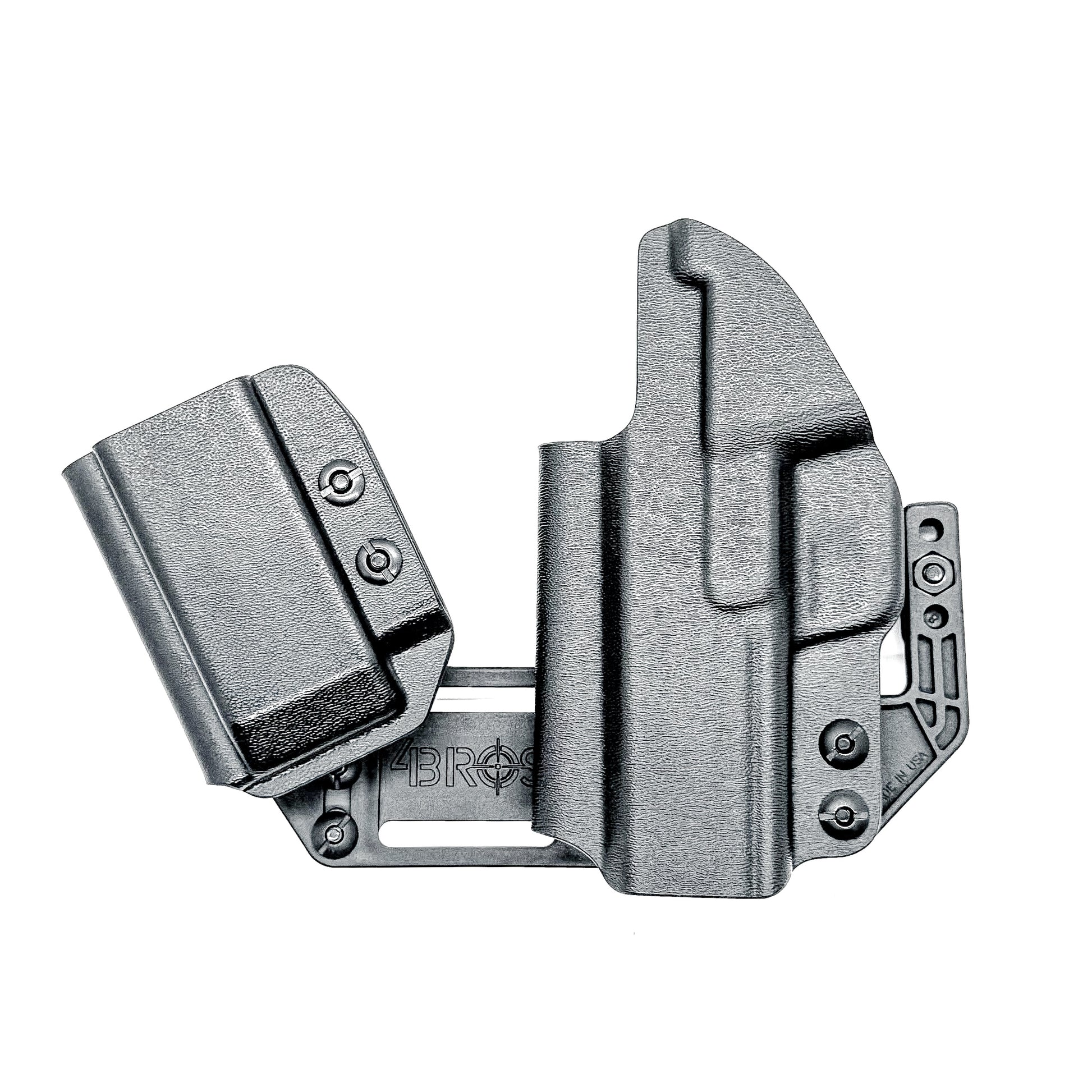 Kimber CDS9 IWB RaceCar Appendix Rig. Inside Waistband sidecar holster and magazine carrier system with adjustable spacing, optics compatibility, and comfort.