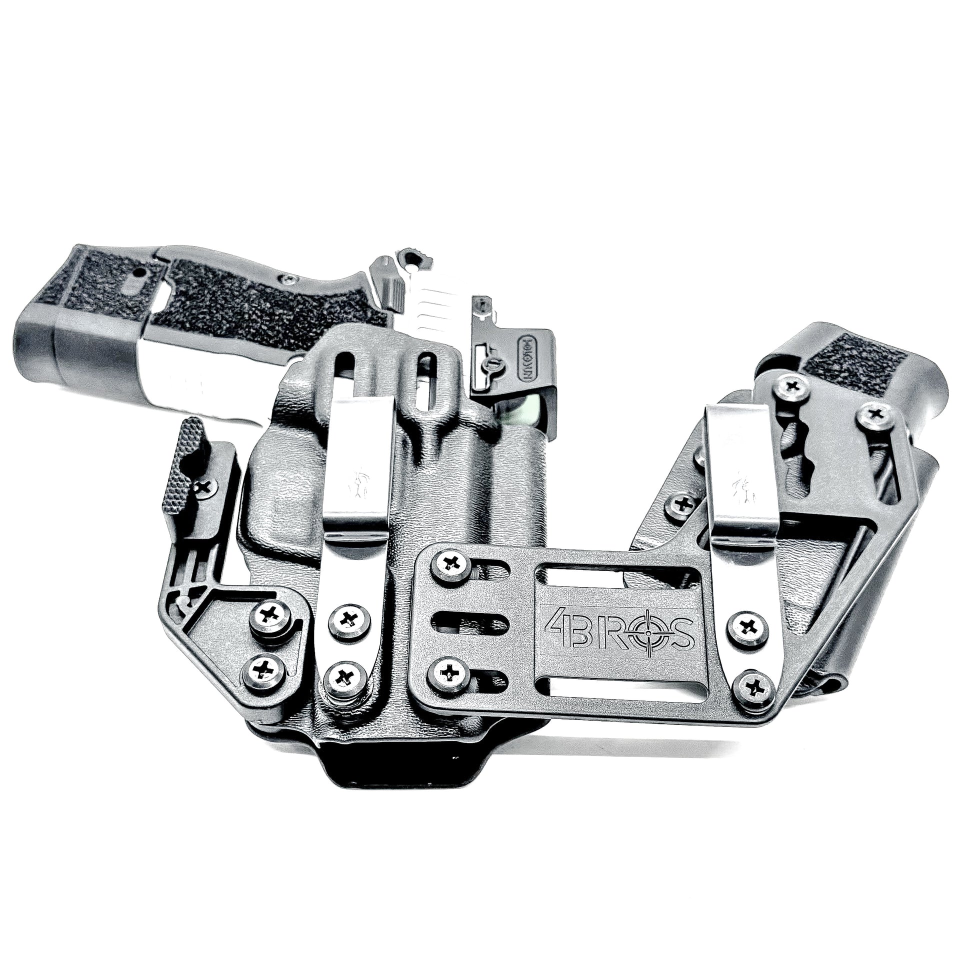 Kimber CDS9 IWB RaceCar Appendix Rig. Inside Waistband sidecar holster and magazine carrier system with adjustable spacing, optics compatibility, and comfort.