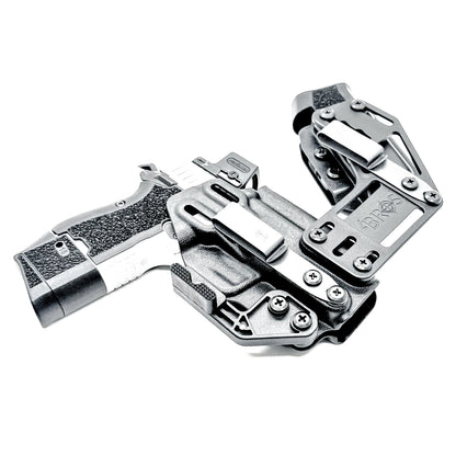 Kimber CDS9 IWB RaceCar Appendix Rig. Inside Waistband sidecar holster and magazine carrier system with adjustable spacing, optics compatibility, and comfort.