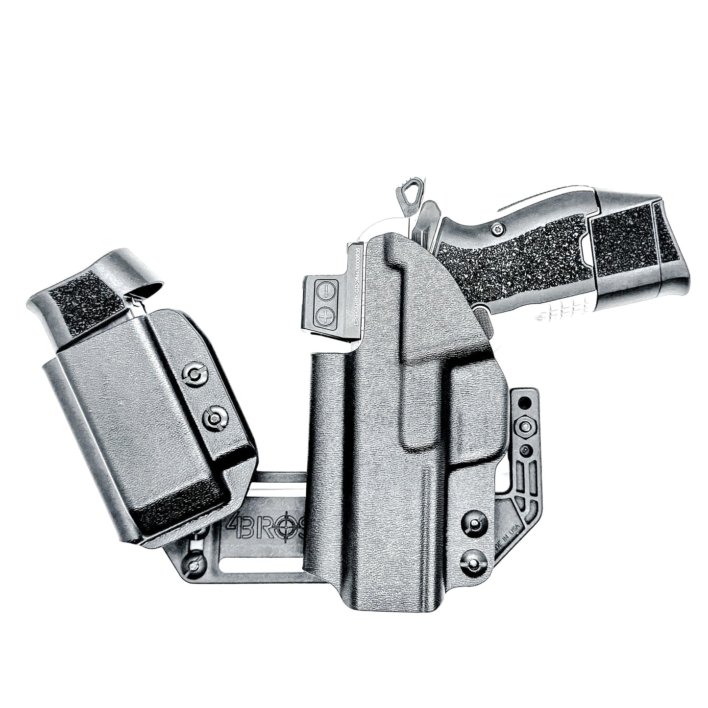 Kimber CDS9 IWB RaceCar Appendix Rig. Inside Waistband sidecar holster and magazine carrier system with adjustable spacing, optics compatibility, and comfort.
