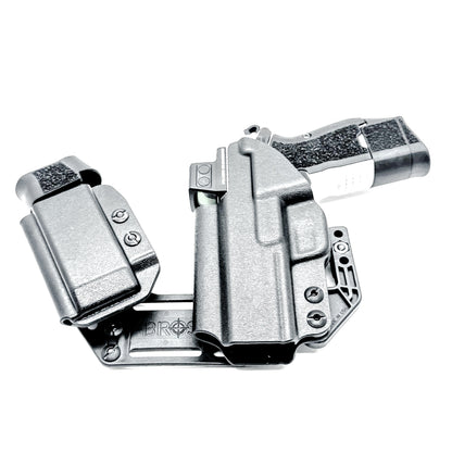 Kimber CDS9 IWB RaceCar Appendix Rig. Inside Waistband sidecar holster and magazine carrier system with adjustable spacing, optics compatibility, and comfort.