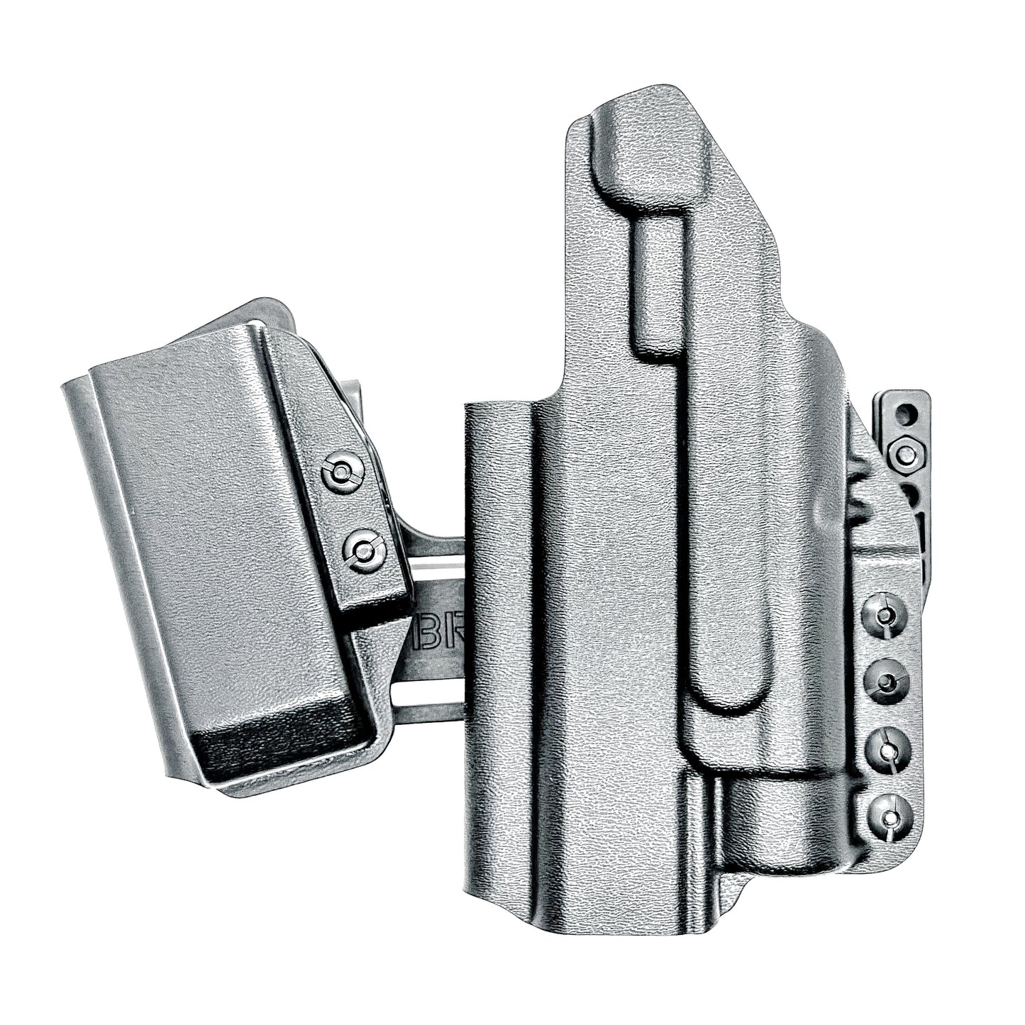 Kimber DS Warrior IWB Inside Waistband appendix holster with adjustable RaceCar sidecar, premium Kydex construction, optics-ready fit, and all-day comfort.