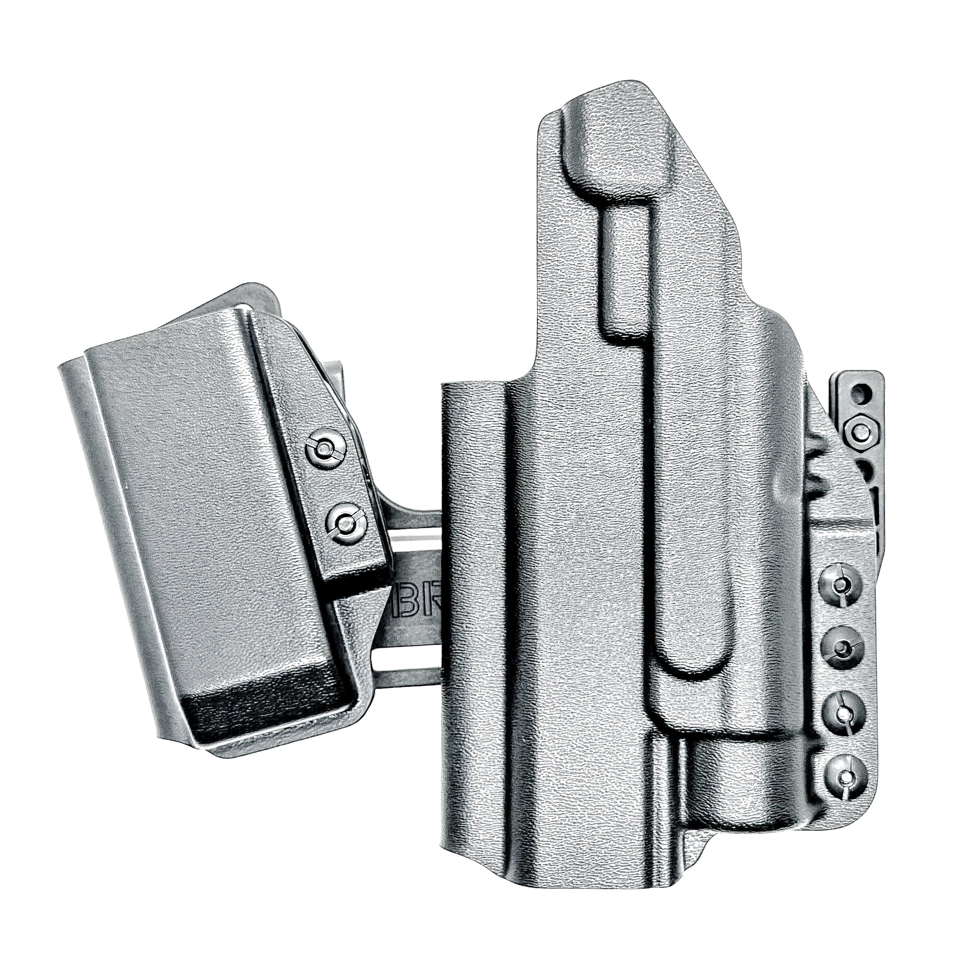 Kimber DS Warrior IWB Inside Waistband appendix holster with adjustable RaceCar sidecar, premium Kydex construction, optics-ready fit, and all-day comfort.