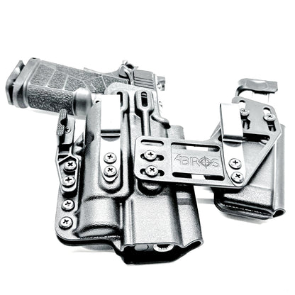 Kimber DS Warrior IWB Inside Waistband appendix holster with adjustable RaceCar sidecar, premium Kydex construction, optics-ready fit, and all-day comfort.