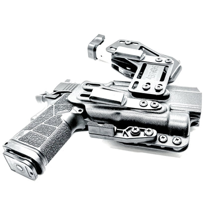 Kimber DS Warrior IWB Inside Waistband appendix holster with adjustable RaceCar sidecar, premium Kydex construction, optics-ready fit, and all-day comfort.