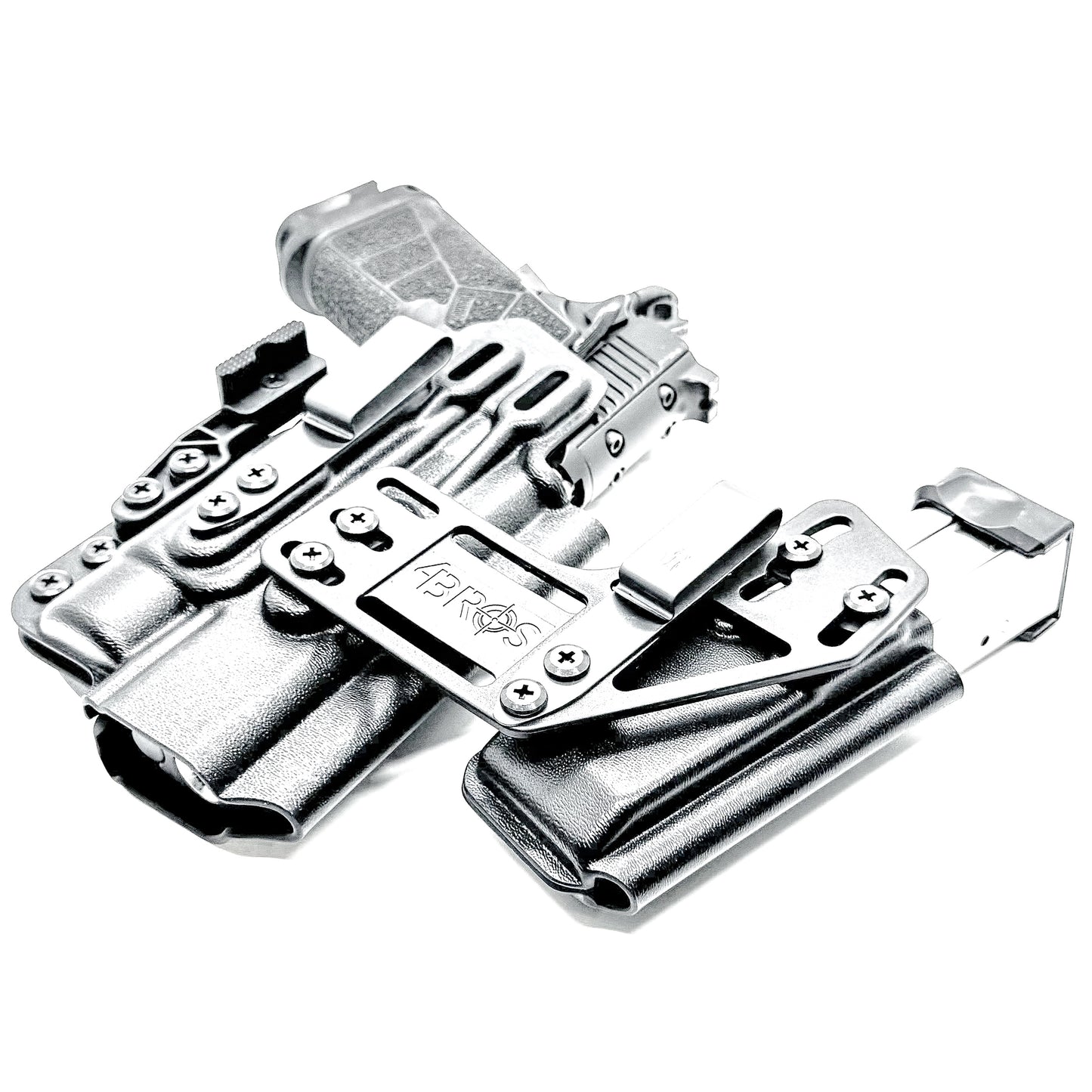 Kimber DS Warrior IWB Inside Waistband appendix holster with adjustable RaceCar sidecar, premium Kydex construction, optics-ready fit, and all-day comfort.
