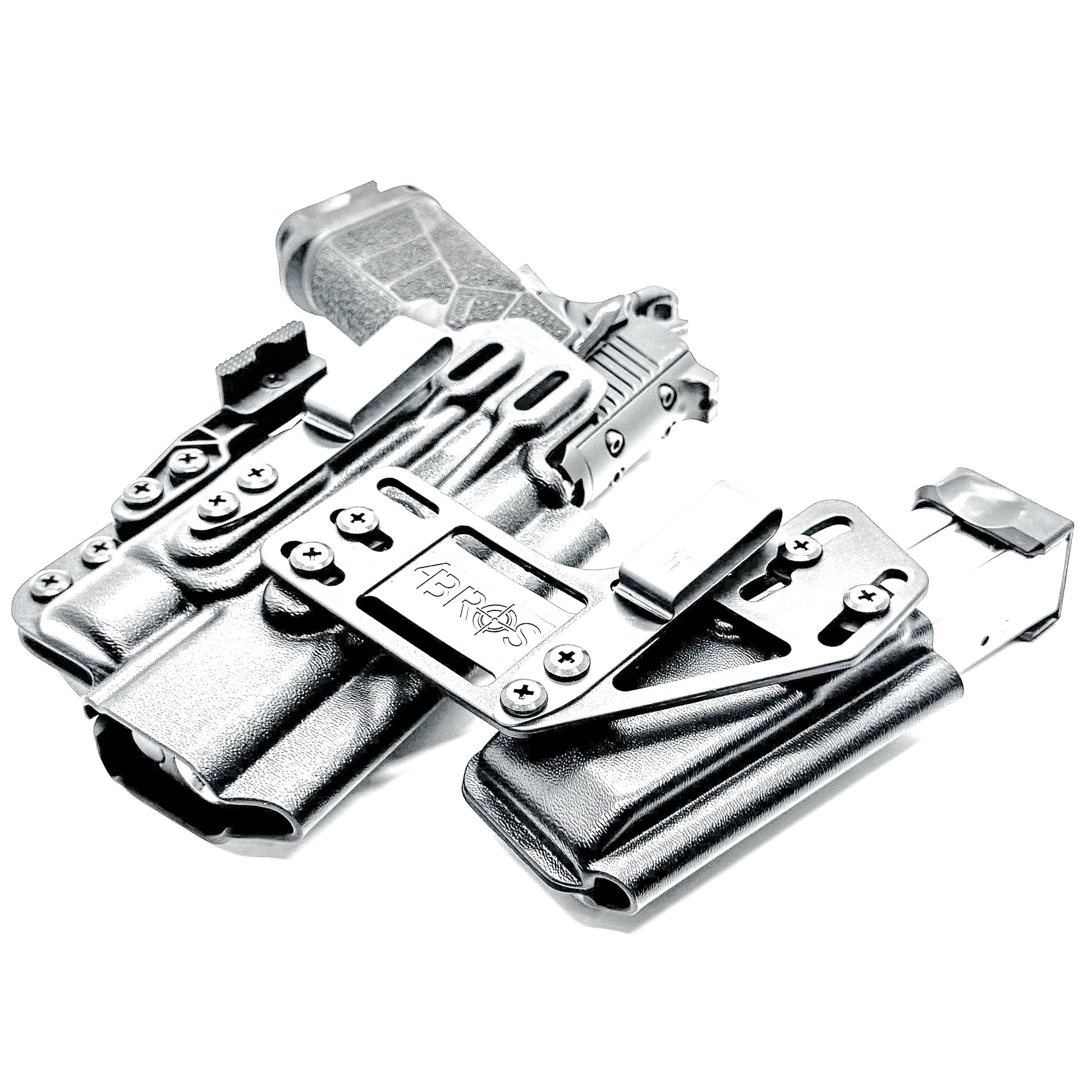 Kimber DS Warrior IWB Inside Waistband appendix holster with adjustable RaceCar sidecar, premium Kydex construction, optics-ready fit, and all-day comfort.