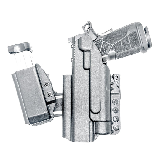 Kimber DS Warrior IWB Inside Waistband appendix holster with adjustable RaceCar sidecar, premium Kydex construction, optics-ready fit, and all-day comfort.