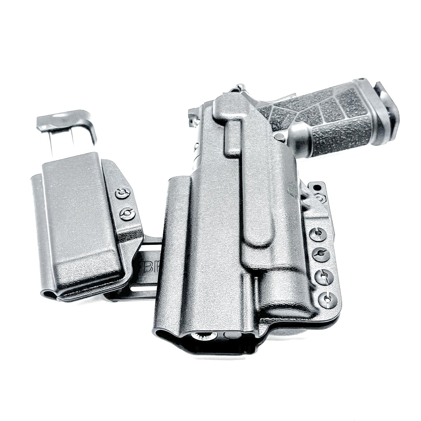 Kimber DS Warrior IWB Inside Waistband appendix holster with adjustable RaceCar sidecar, premium Kydex construction, optics-ready fit, and all-day comfort.