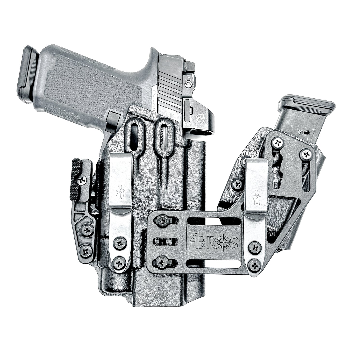 4BROS Ruger RXM RaceCar Appendix Rig combines comfortable Inside Waistband carry with an adjustable IWB appendix holster design.