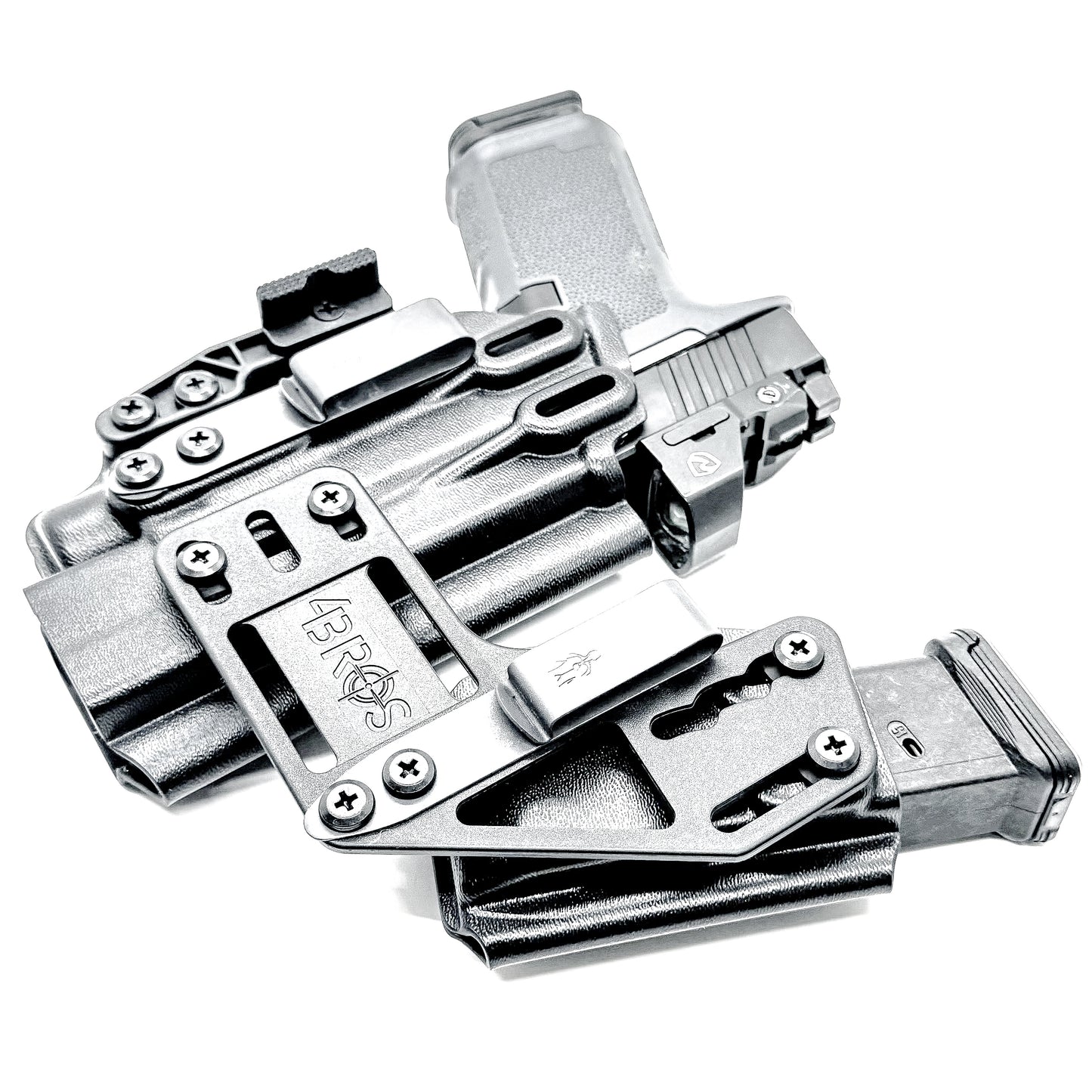 4BROS Ruger RXM RaceCar Appendix Rig combines comfortable Inside Waistband carry with an adjustable IWB appendix holster design.