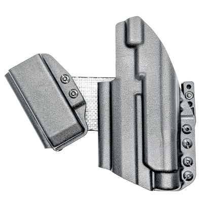 Sig P211 Appendix Carry IWB holster. Inside Waistband DadBod appendix holster with adjustable sidecar, light-bearing compatibility, and all-day comfort.