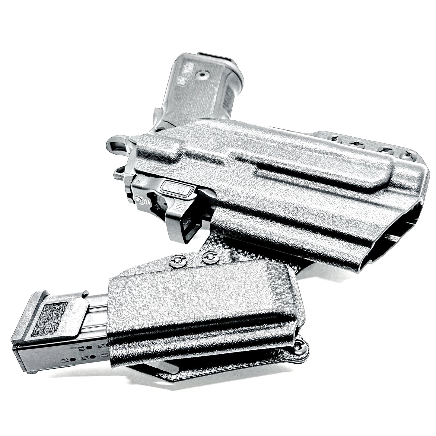 Sig P211 Appendix Carry IWB holster. Inside Waistband DadBod appendix holster with adjustable sidecar, light-bearing compatibility, and all-day comfort.