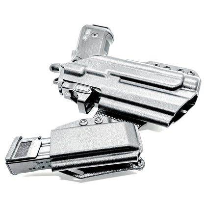 Sig P211 Appendix Carry IWB holster. Inside Waistband DadBod appendix holster with adjustable sidecar, light-bearing compatibility, and all-day comfort.