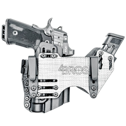 Sig P211 Appendix Carry IWB holster. Inside Waistband DadBod appendix holster with adjustable sidecar, light-bearing compatibility, and all-day comfort.