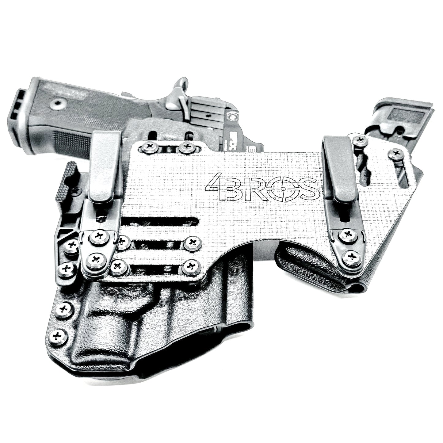 Sig P211 Appendix Carry IWB holster. Inside Waistband DadBod appendix holster with adjustable sidecar, light-bearing compatibility, and all-day comfort.
