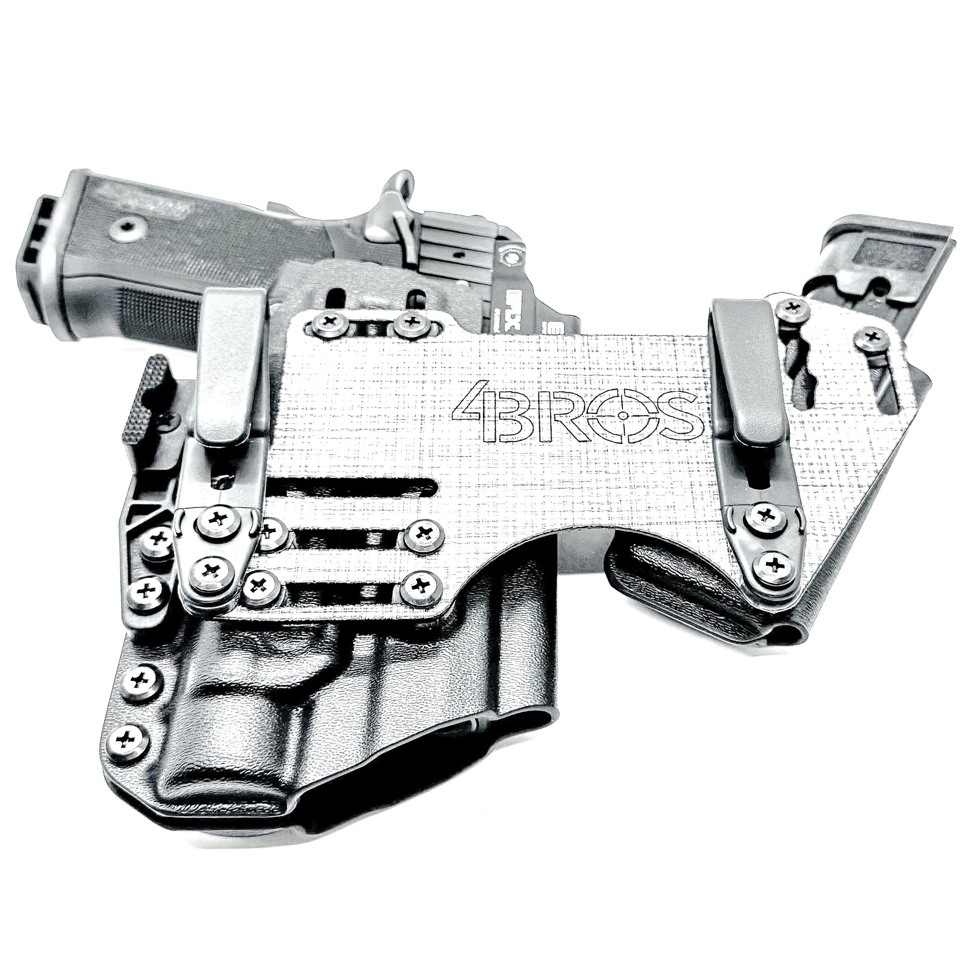 Sig P211 Appendix Carry IWB holster. Inside Waistband DadBod appendix holster with adjustable sidecar, light-bearing compatibility, and all-day comfort.