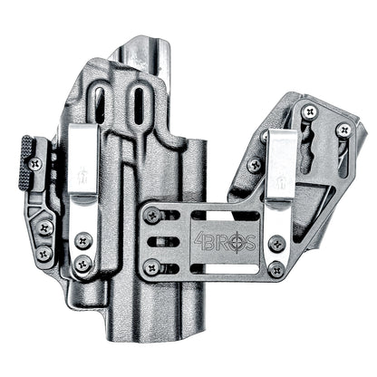 4BROS Sig Sauer P211 and Streamlight TLR-7 HL-X RaceCar Appendix Rig combines comfortable Inside Waistband carry with an adjustable IWB appendix holster for concealed carry