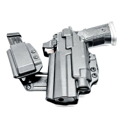 4BROS Sig Sauer P211 and Streamlight TLR-7 HL-X RaceCar Appendix Rig combines comfortable Inside Waistband carry with an adjustable IWB appendix holster for concealed carry