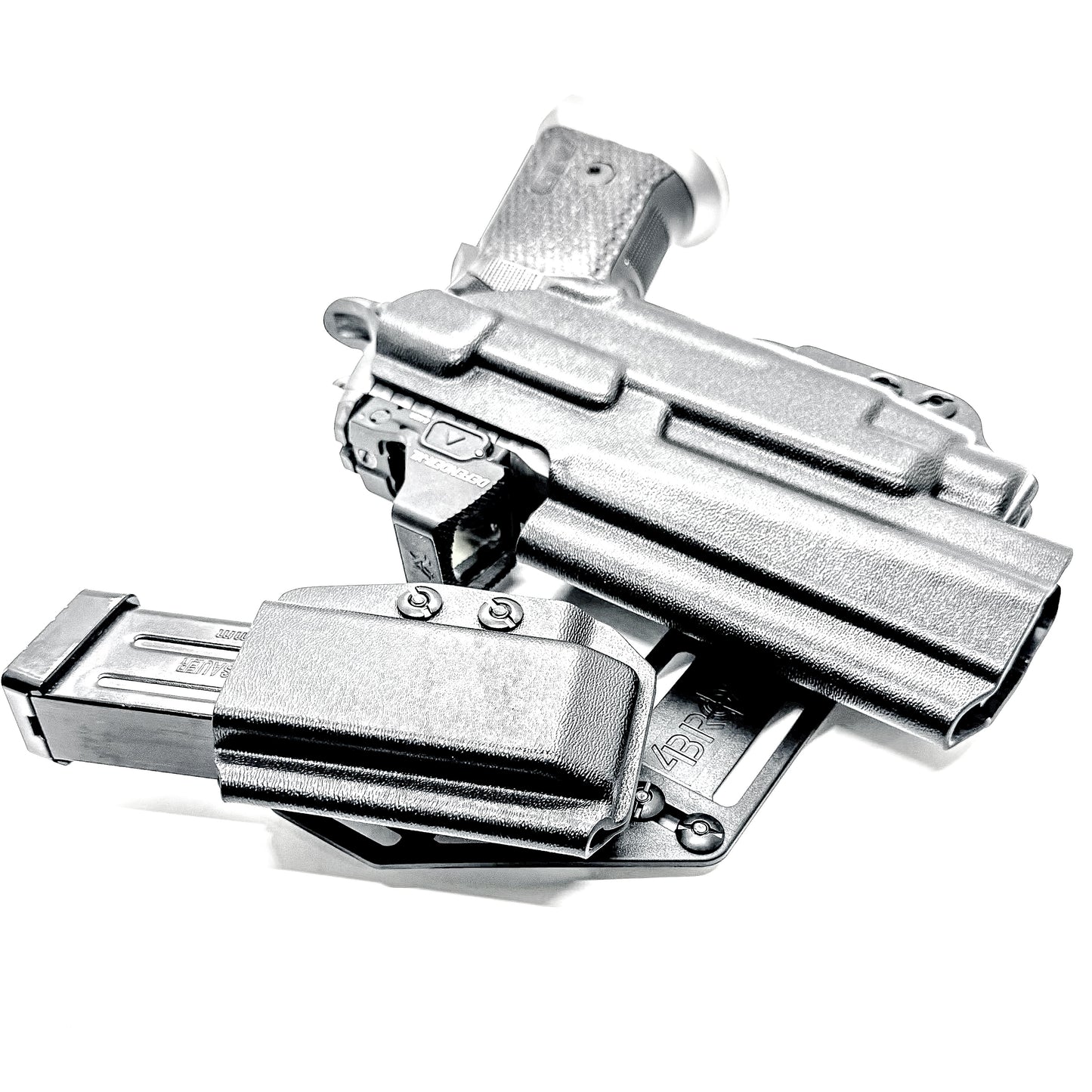 4BROS Sig Sauer P211 and Streamlight TLR-7 HL-X RaceCar Appendix Rig combines comfortable Inside Waistband carry with an adjustable IWB appendix holster for concealed carry