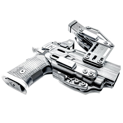 4BROS Sig Sauer P211 and Streamlight TLR-7 HL-X RaceCar Appendix Rig combines comfortable Inside Waistband carry with an adjustable IWB appendix holster for concealed carry