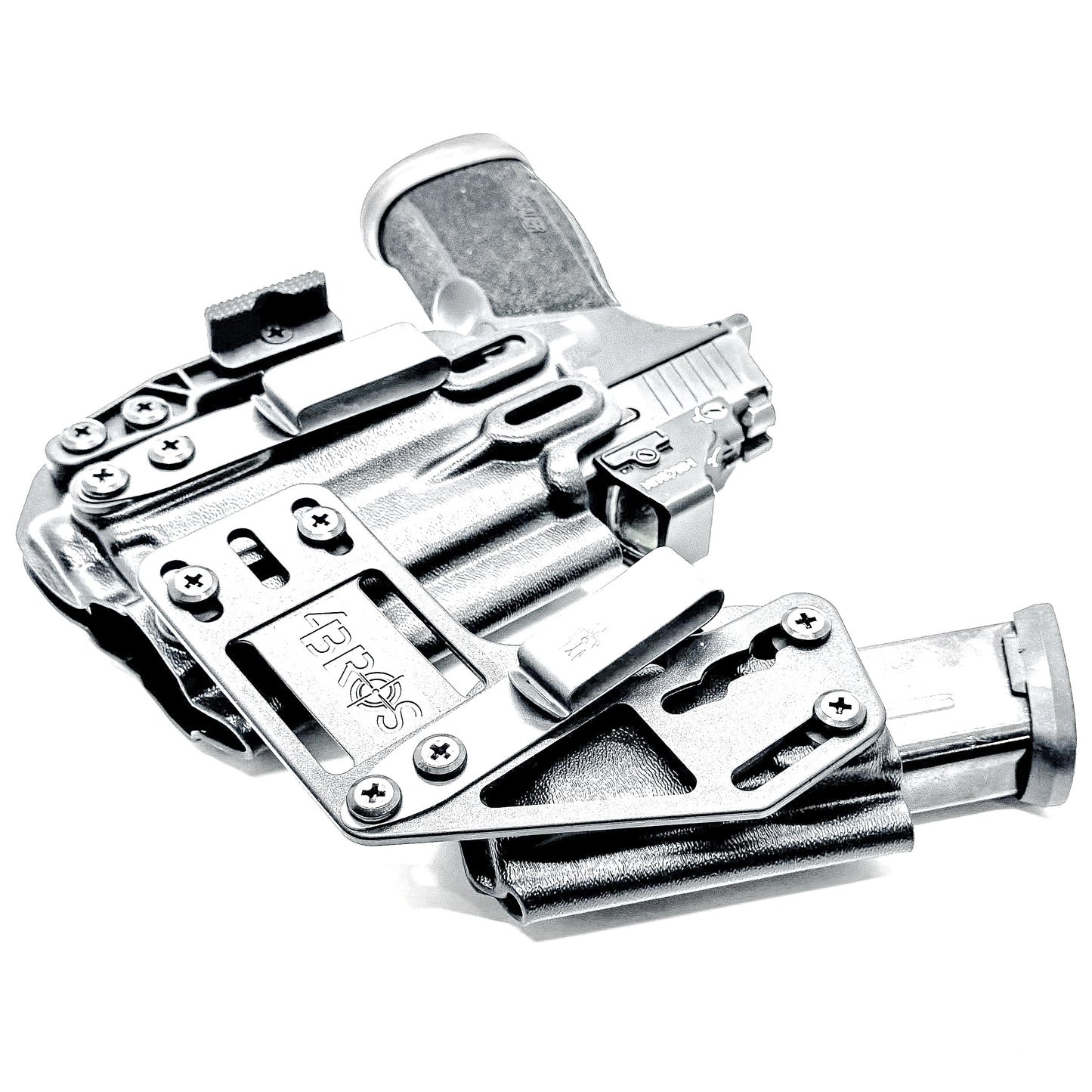 4BROS Sig Sauer P365 Series RaceCar Appendix Rig combines comfortable Inside Waistband carry with an adjustable IWB appendix holster design.