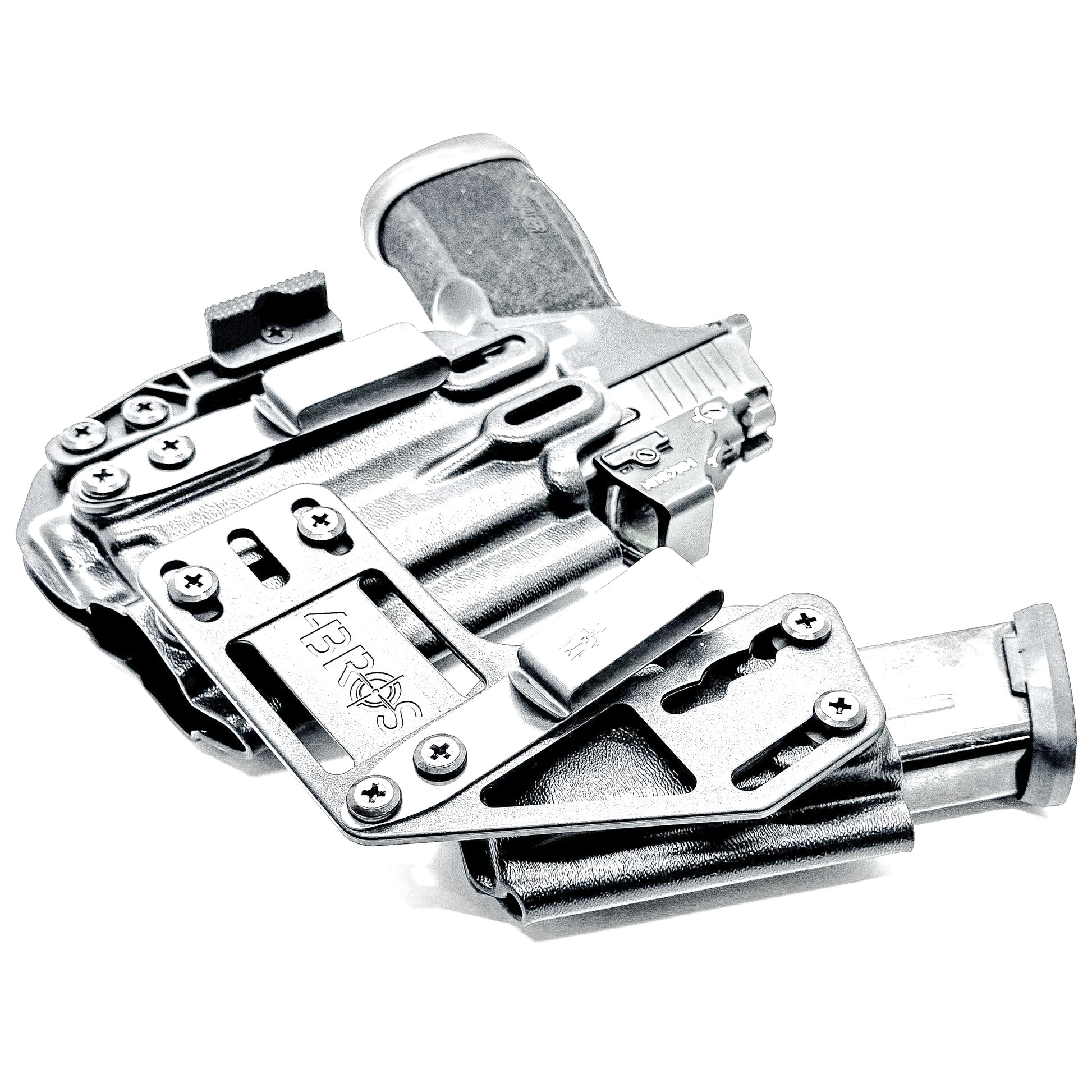 4BROS Sig Sauer P365 Series RaceCar Appendix Rig combines comfortable Inside Waistband carry with an adjustable IWB appendix holster design.
