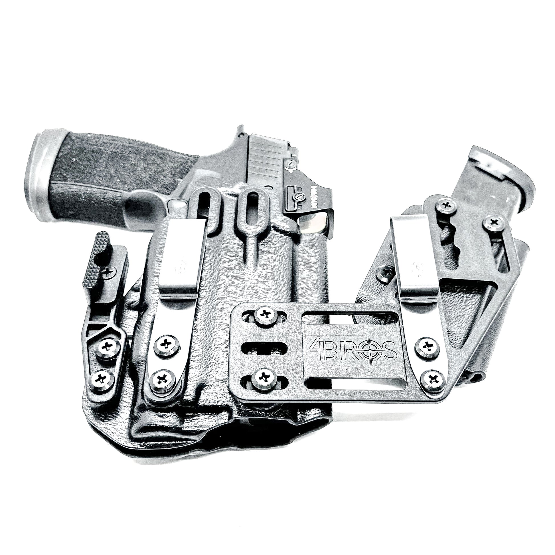 4BROS Sig Sauer P365 Series RaceCar Appendix Rig combines comfortable Inside Waistband carry with an adjustable IWB appendix holster design.
