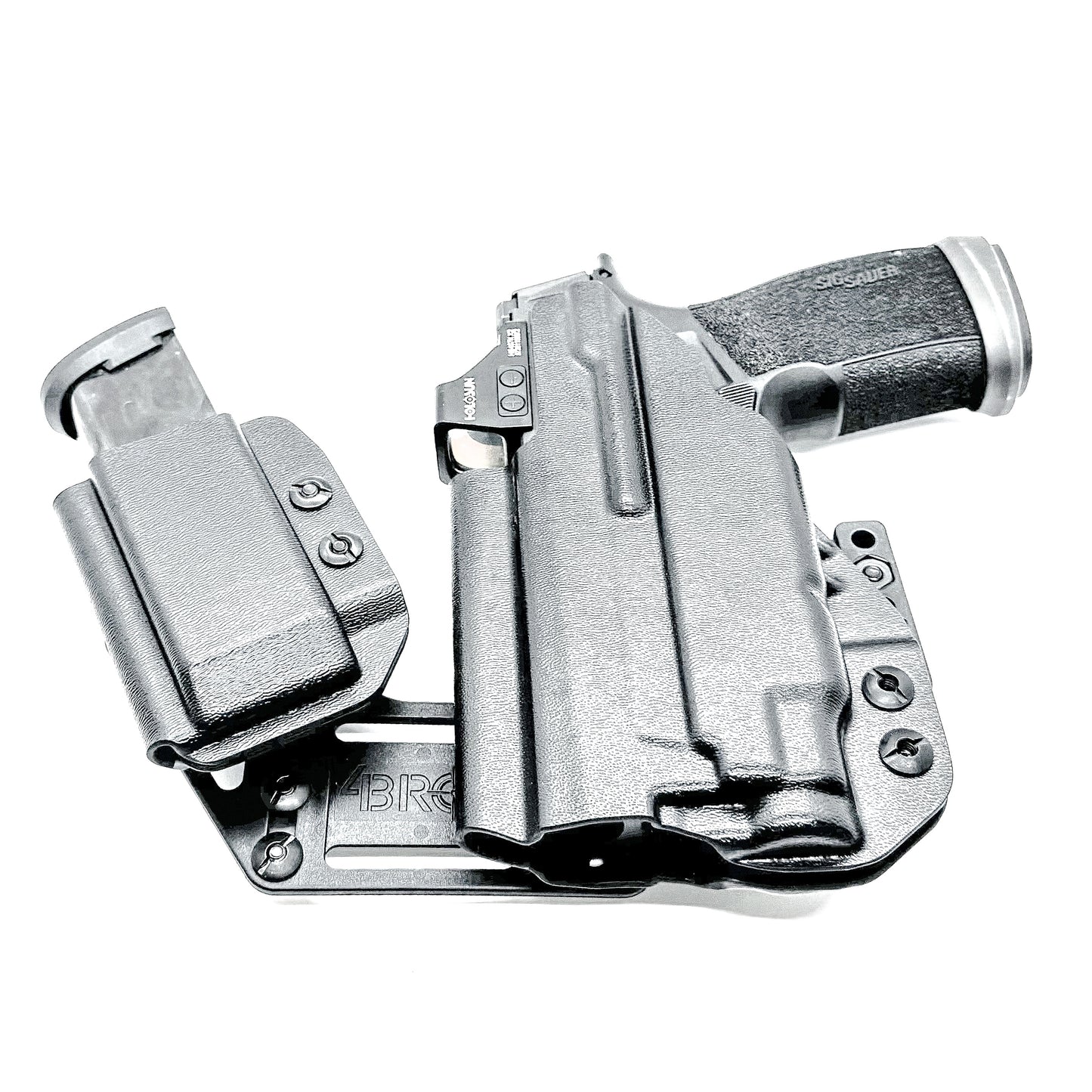 4BROS Sig Sauer P365 Series RaceCar Appendix Rig combines comfortable Inside Waistband carry with an adjustable IWB appendix holster design.