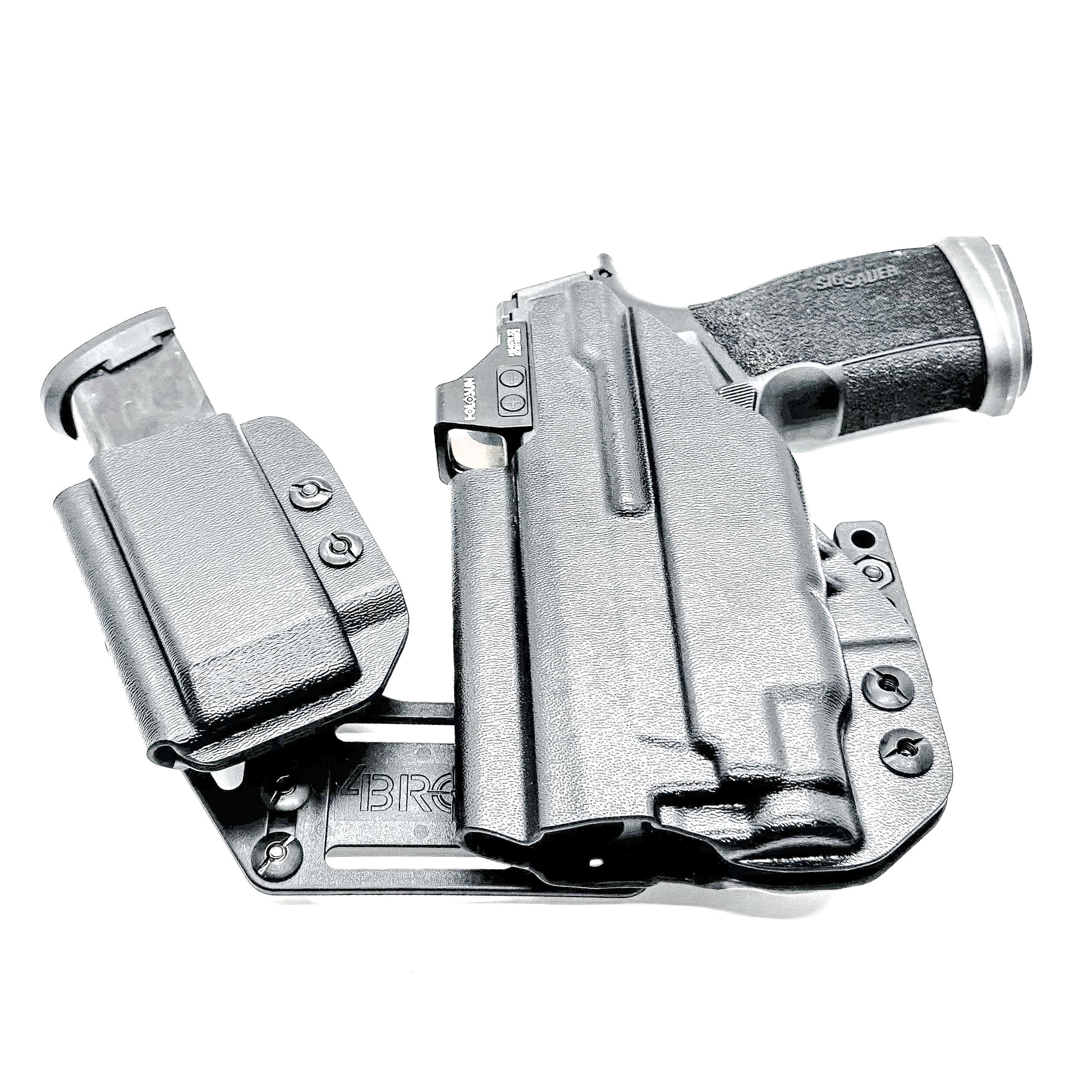 4BROS Sig Sauer P365 Series RaceCar Appendix Rig combines comfortable Inside Waistband carry with an adjustable IWB appendix holster design.