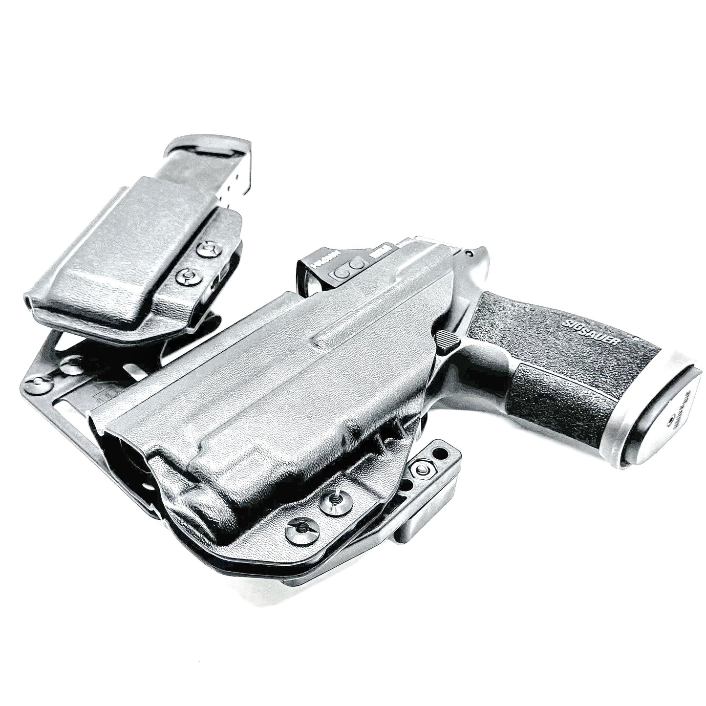 4BROS Sig Sauer P365 Series RaceCar Appendix Rig combines comfortable Inside Waistband carry with an adjustable IWB appendix holster design.