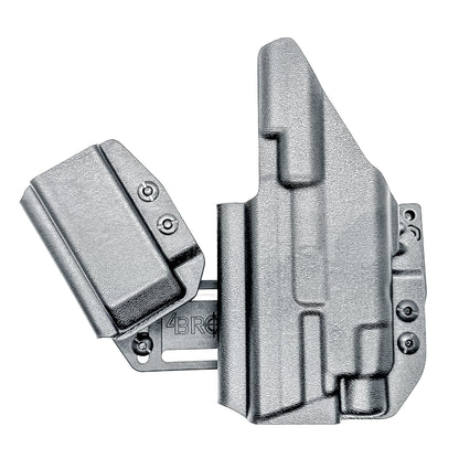 4BROS Smith & Wesson RaceCar Appendix Rig combines comfortable Inside Waistband carry with an adjustable IWB appendix holster for concealed carry.