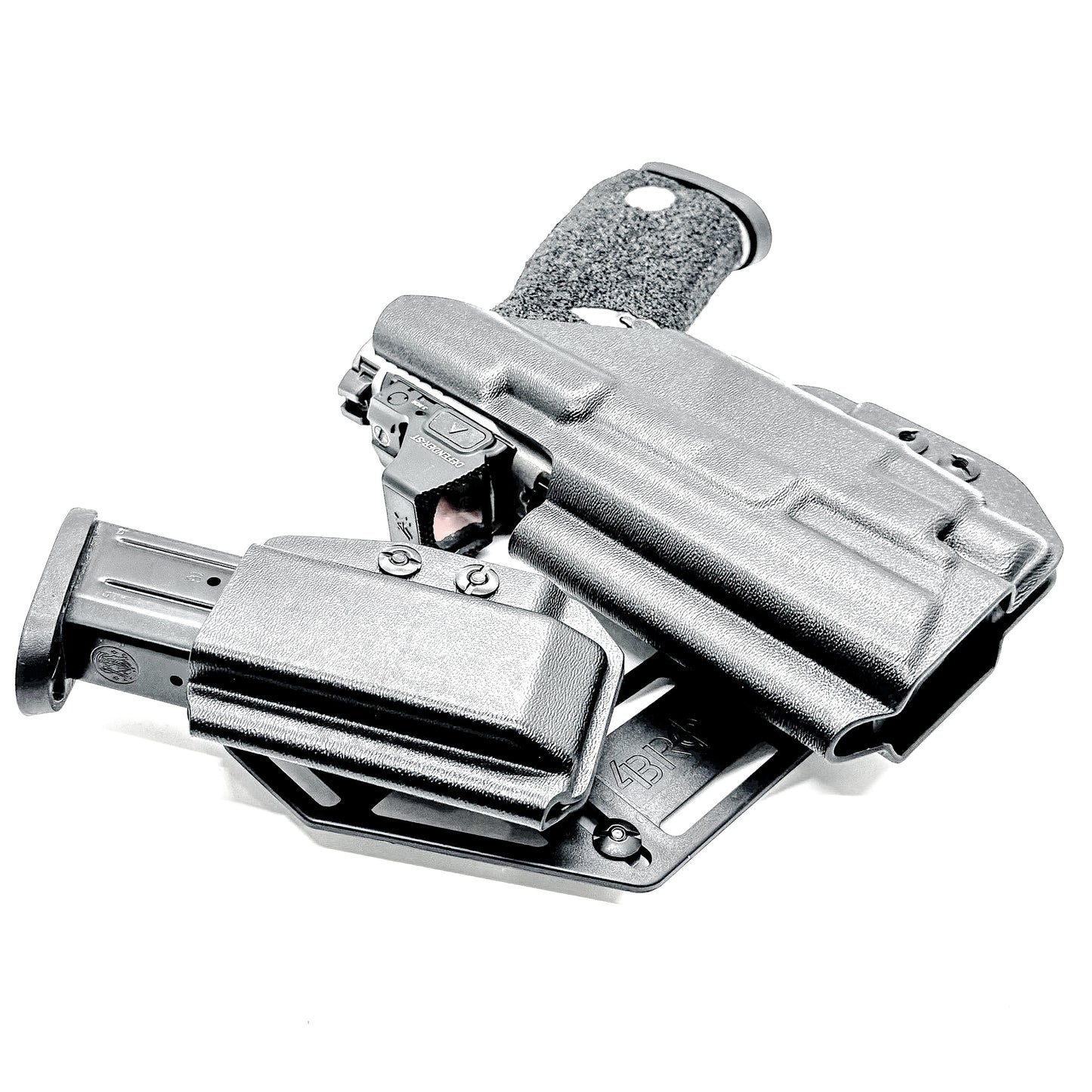 4BROS Smith & Wesson RaceCar Appendix Rig combines comfortable Inside Waistband carry with an adjustable IWB appendix holster for concealed carry.