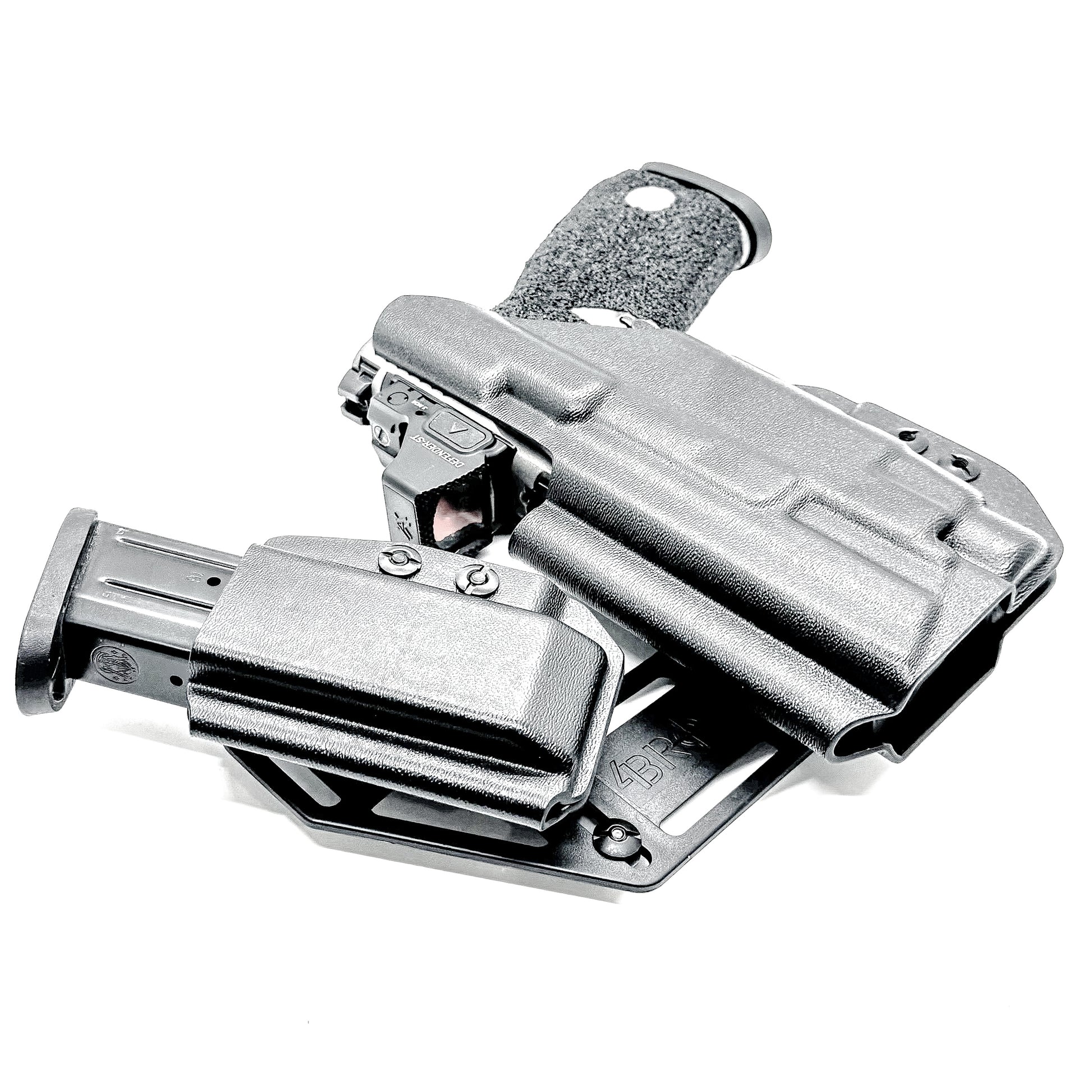 4BROS Smith & Wesson RaceCar Appendix Rig combines comfortable Inside Waistband carry with an adjustable IWB appendix holster for concealed carry.