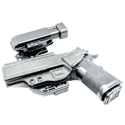 4BROS Springfield Armory Prodigy RaceCar Appendix Rig combines comfortable Inside Waistband carry with an adjustable IWB appendix holster design.