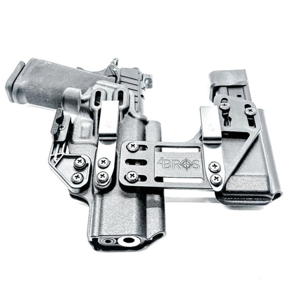 4BROS Springfield Armory Prodigy RaceCar Appendix Rig combines comfortable Inside Waistband carry with an adjustable IWB appendix holster design.