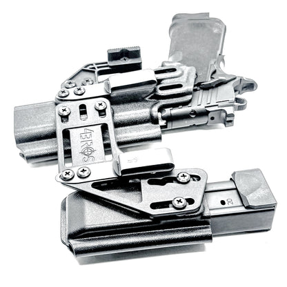 4BROS Springfield Armory Prodigy RaceCar Appendix Rig combines comfortable Inside Waistband carry with an adjustable IWB appendix holster design.