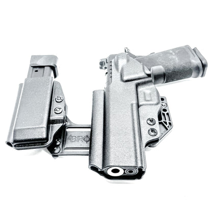 4BROS Springfield Armory Prodigy RaceCar Appendix Rig combines comfortable Inside Waistband carry with an adjustable IWB appendix holster design.