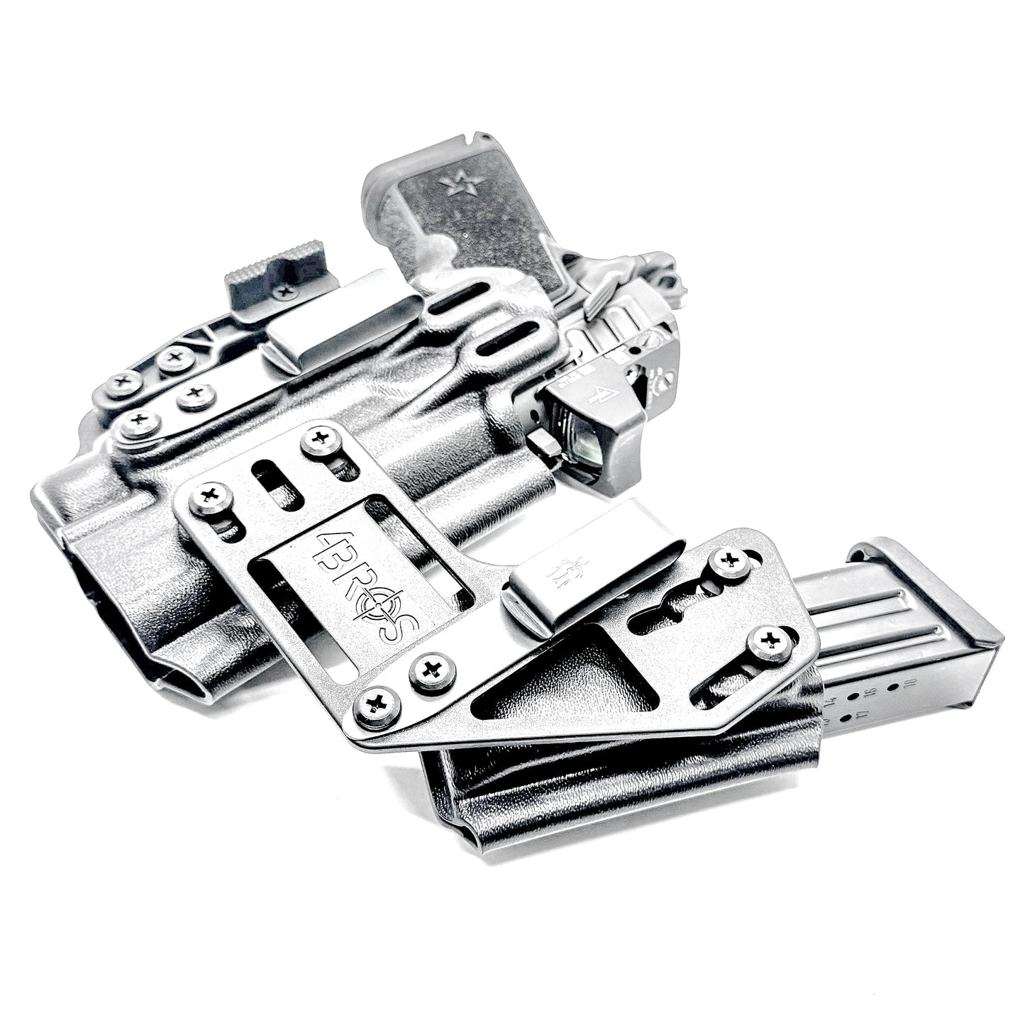 4BROS Staccato RaceCar Appendix Rig IWB appendix holster with sidecar magazine carrier