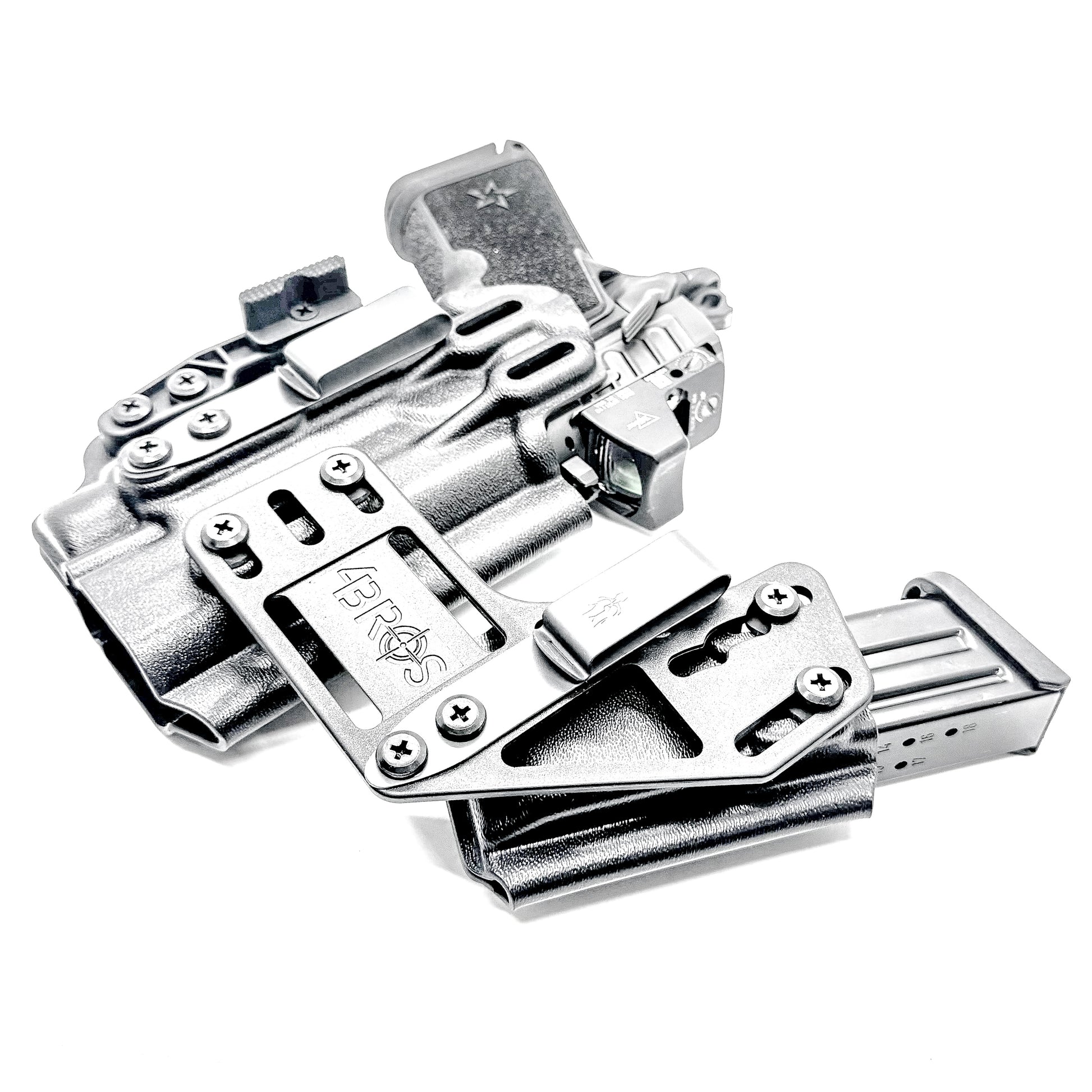 4BROS Staccato RaceCar Appendix Rig IWB appendix holster with sidecar magazine carrier