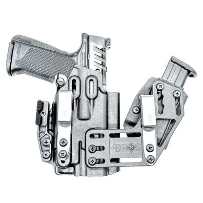 4BROS Walther PDP RaceCar Appendix Rig combines comfortable Inside Waistband carry with an adjustable IWB appendix holster design.